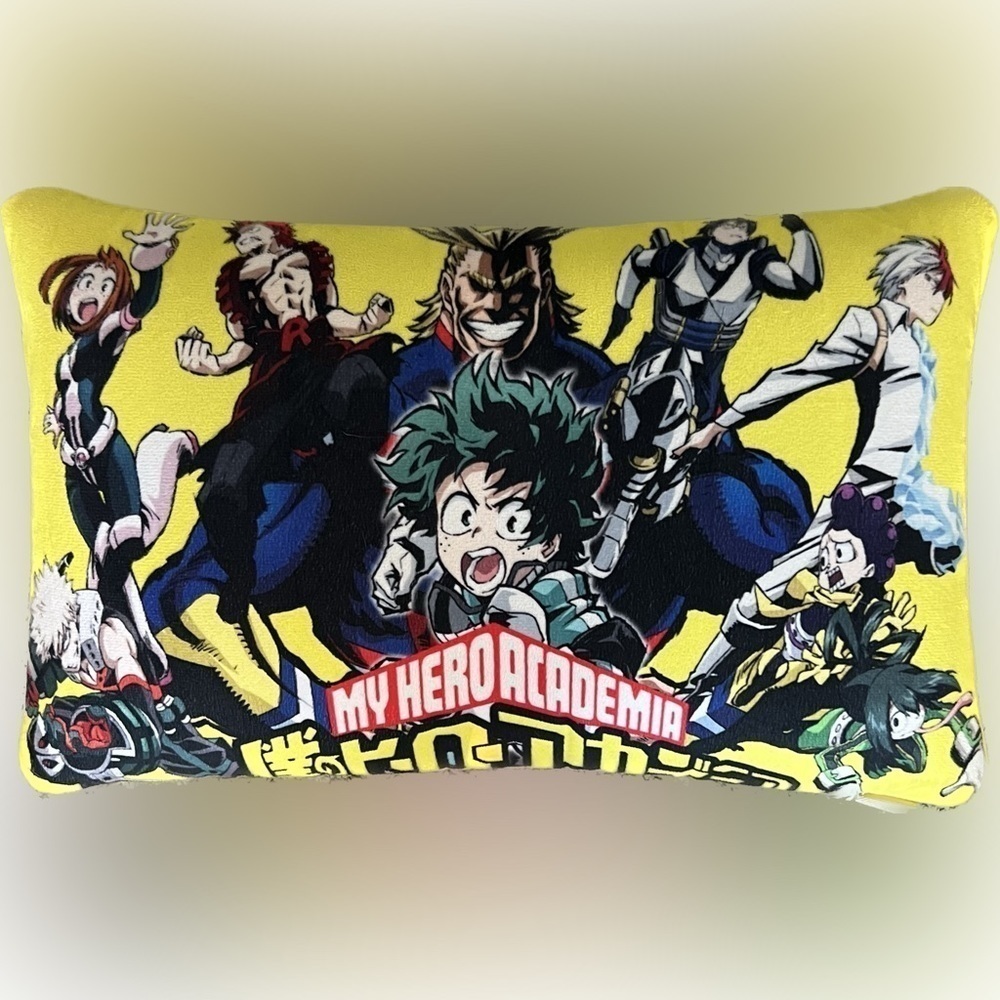 My Hero Academia Throw Pillow Case Cover Square 17" X 11”New